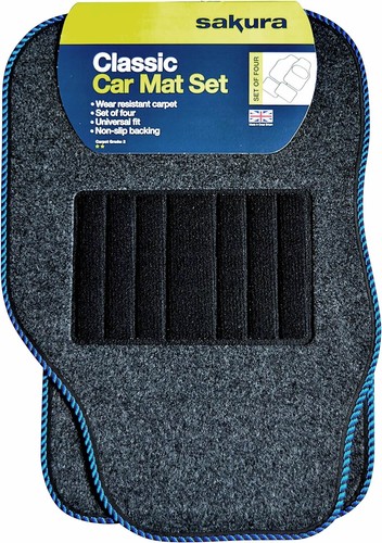 Pcs car mats - mats, black