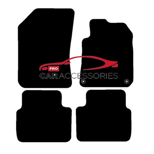 Tailored black car - floor, mats